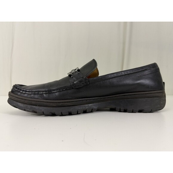 Salvatore Ferragamo Horsebit Men’s Leather Loafers Black Slip On 13 D Luxury main image 11